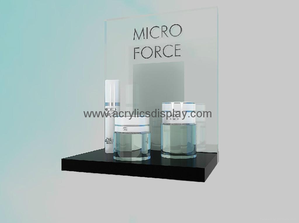 lucite acrylic cosmetic display stand ACDS05 TW (China