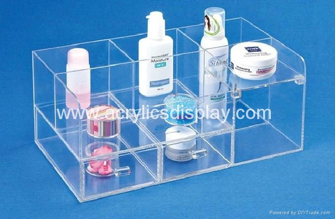 acrylic skin care organizer