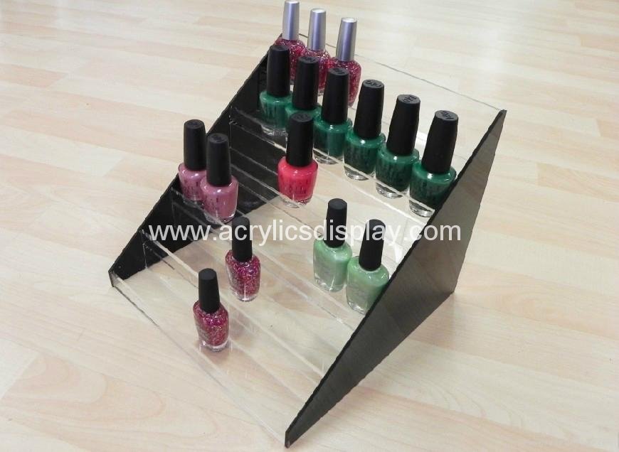 plastic nail polish display