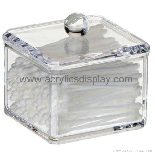 acrylic cotton box cotton case