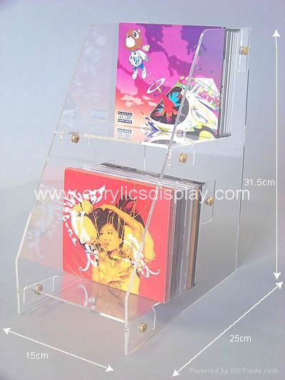 acrylic DVD CD display stand