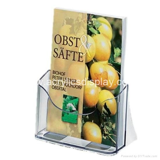 acrylic booklet display holder