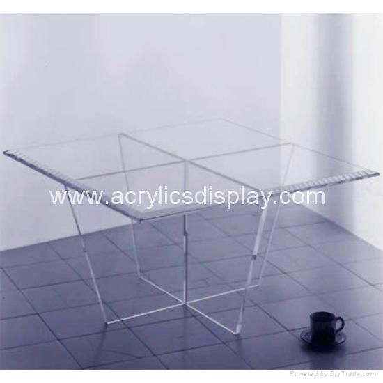 mini lucite end tables acrylic tables