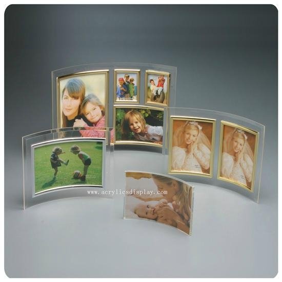 curved acrylic foto frame