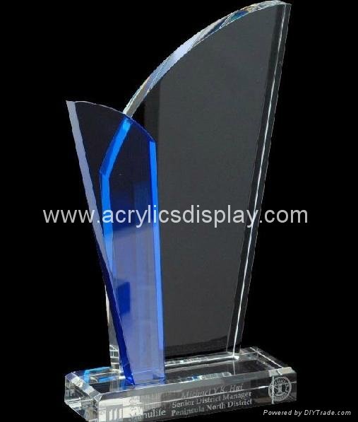 crystal trophy star trophy 