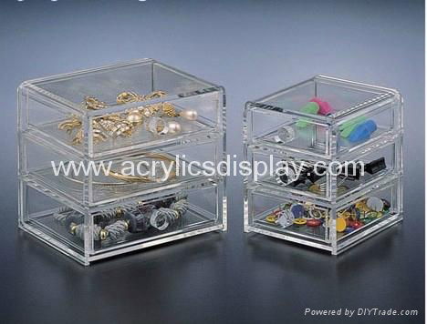 acrylic jewelry chest jewellery organizer