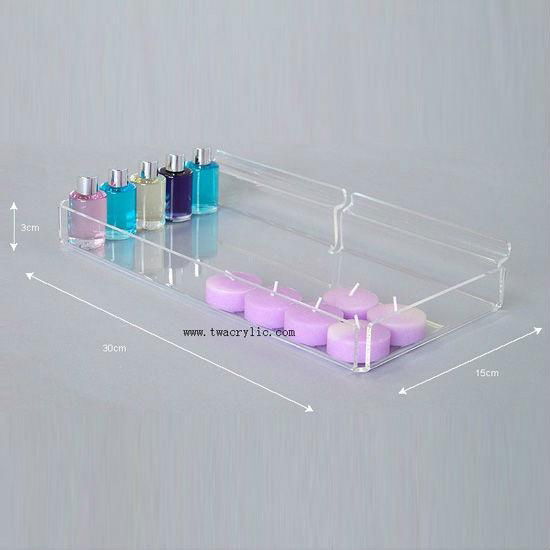 plastic acrylic organizer trays