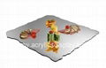 mirror acrylic tray food tray