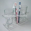 acrylic toothbrush holder display