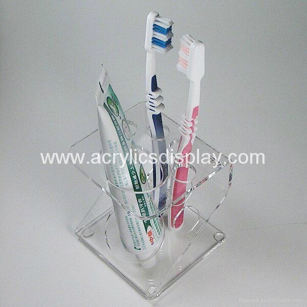 acrylic toothbrush holder display