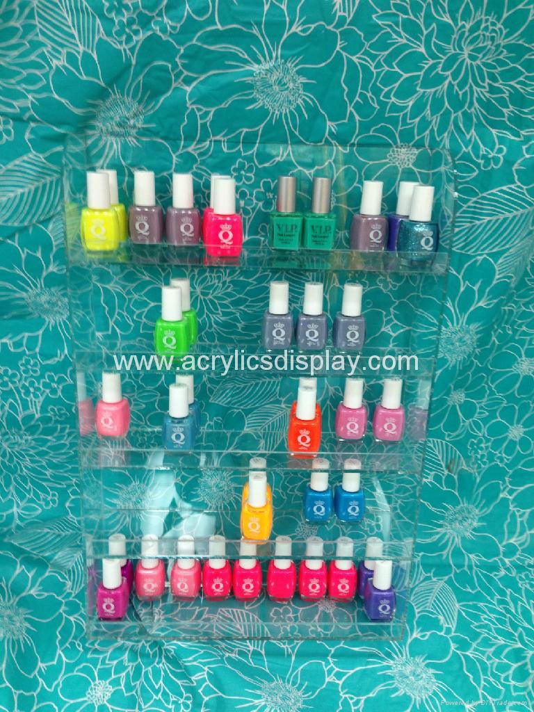 acrylic wall nail polish dispenser