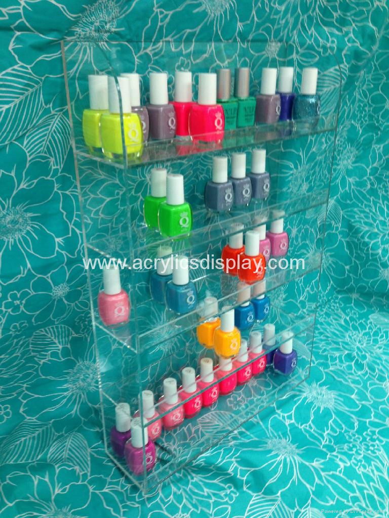 acrylic wall nail polish dispenser