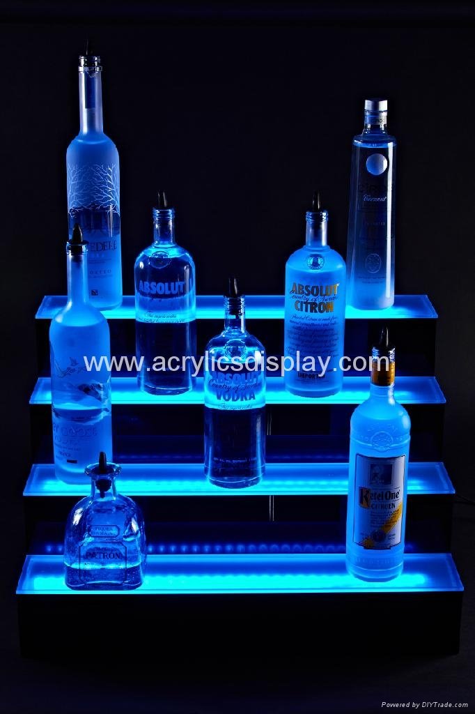 LED acrylic bottle display