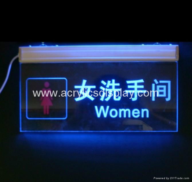 acrylic LED sign board