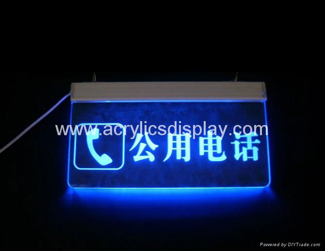 acrylic LED sign board