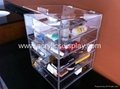 acrylic cosmetic organizer in storage boxes & bins