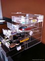 acrylic cosmetic organizer in packaging boxes