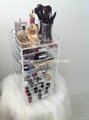 acrylic 7 drawer & clear makeup organizer
