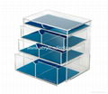 lucite acrylic cosmetic display cabinet