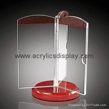 perspex card stand