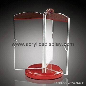 acrylic card display stand