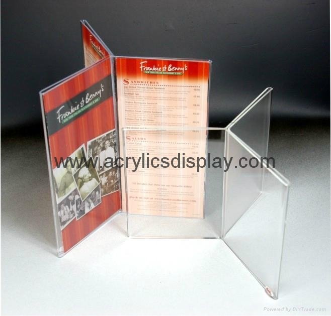acrylic card display stand