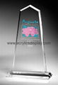 plastic acrylic glass trophy