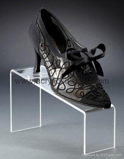 acrylic shoes display holder stand