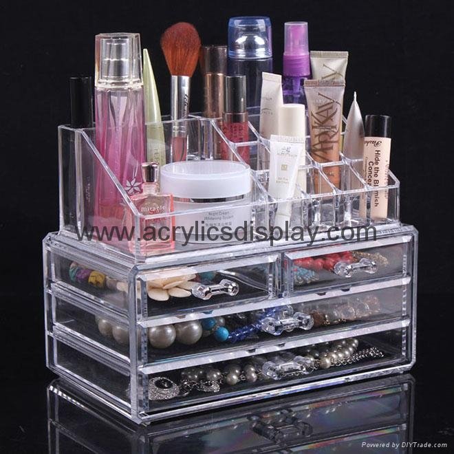 acrylic cosmetic organizer