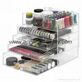 acrylic 7 drawer & clear makeup organizer
