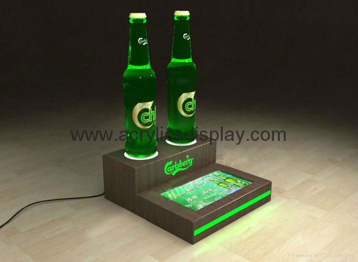 acrylic LED wine display