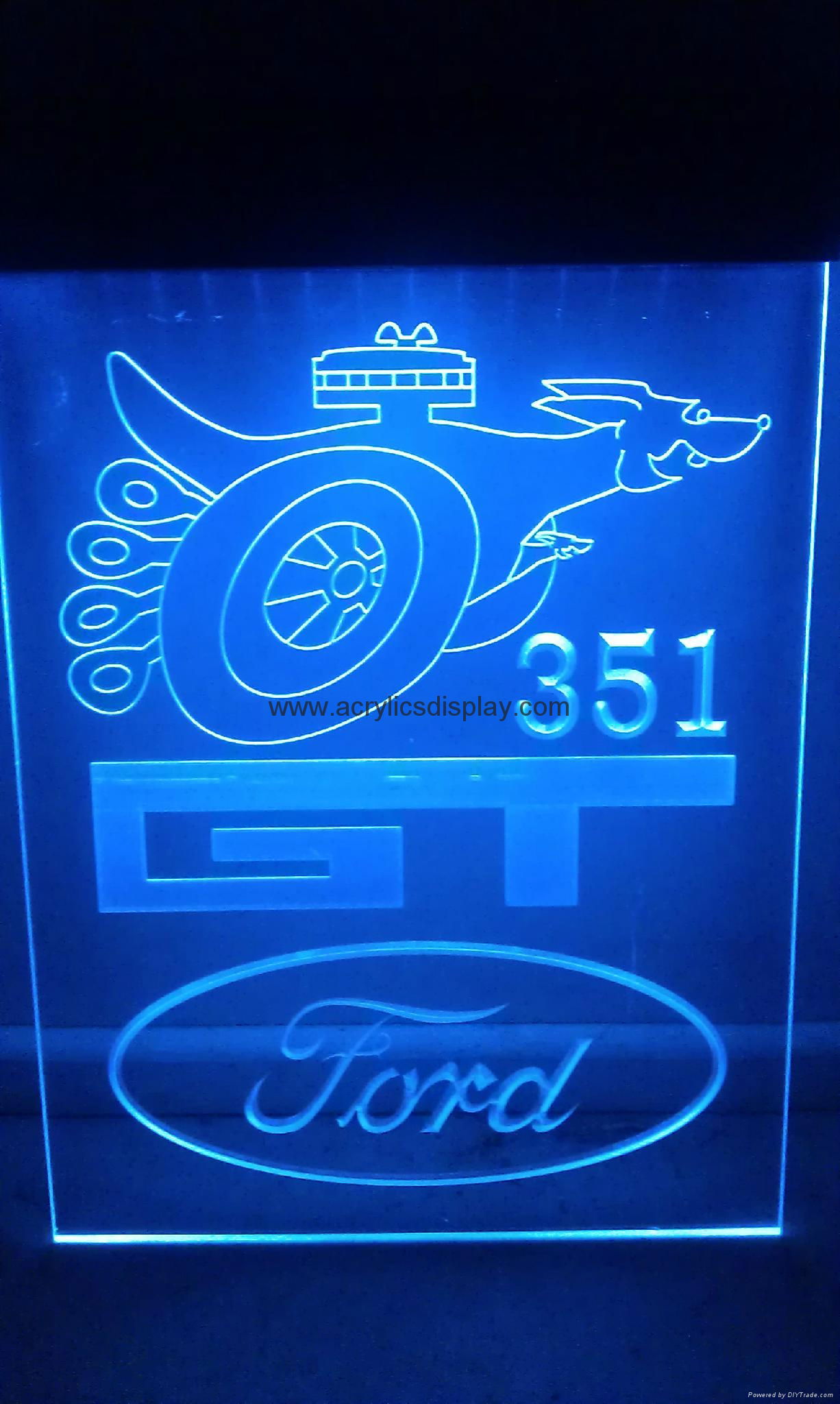 acrylic LED sign display