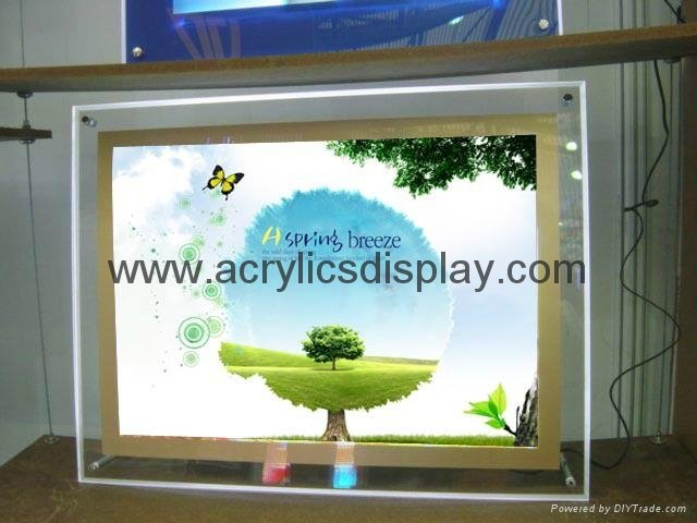 acrylic LED poster display LED poster frame