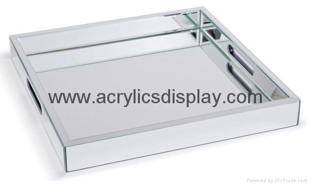 Clear perspex tray plexiglass tray 