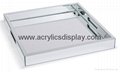 Clear perspex tray plexiglass tray 