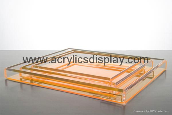 lucite display tray
