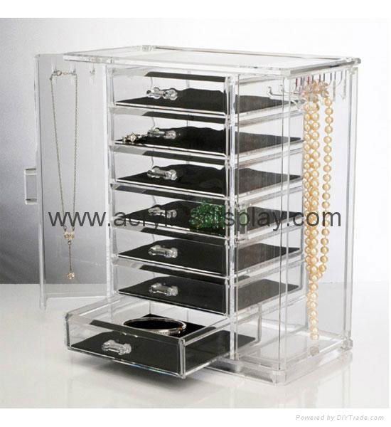 acrylic jewelry chest jewelry case display 5