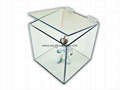 acrylic ballot box suggestion box coin bank