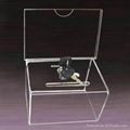 acrylic ballot box suggestion box coin bank