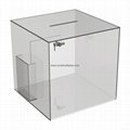 acrylic ballot box suggestion box coin bank