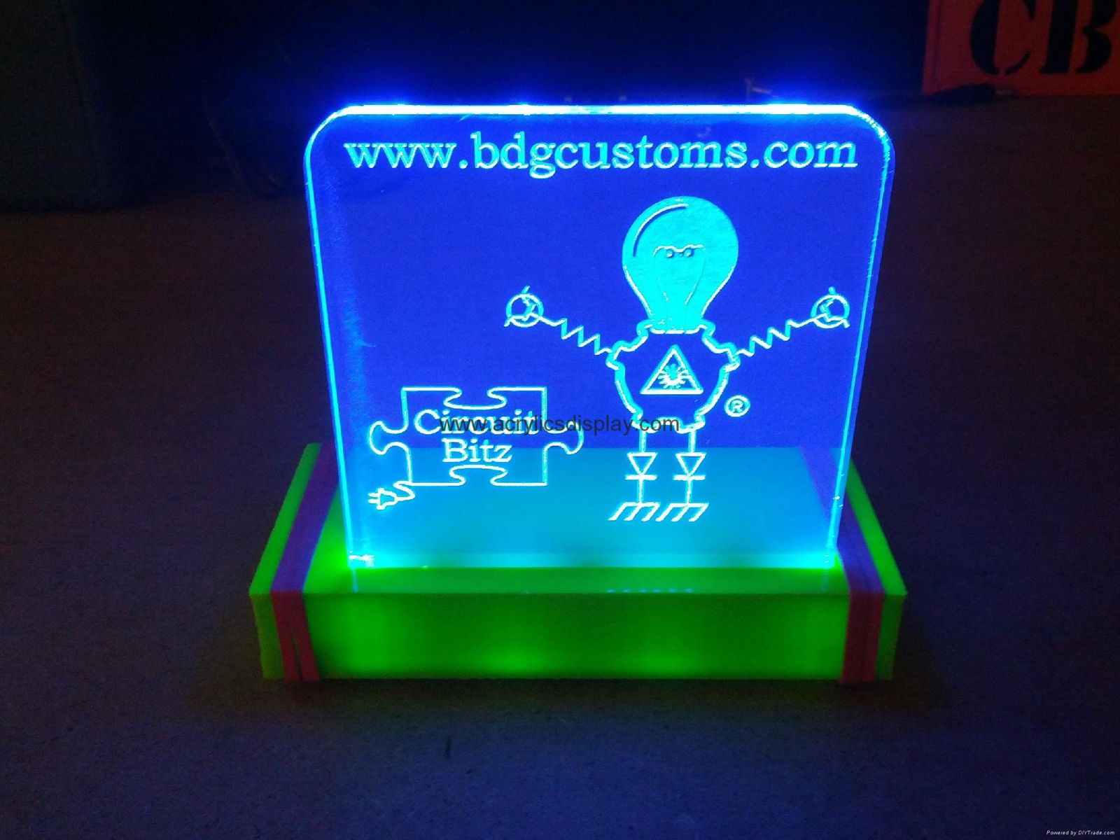 LED acrylic display board