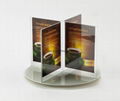 acrylic rotating menu holder