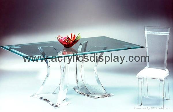 acrylic lucite coffee table