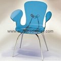 Plastic Lucite Dining Chair
