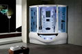 luxury spas combo steam shower and sauna room 2