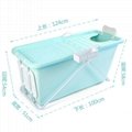Good quality foldable plastic Cheap prices PP Plastic Portable Bathtub 3