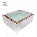 Luxury acrylic outdoor swimming spa