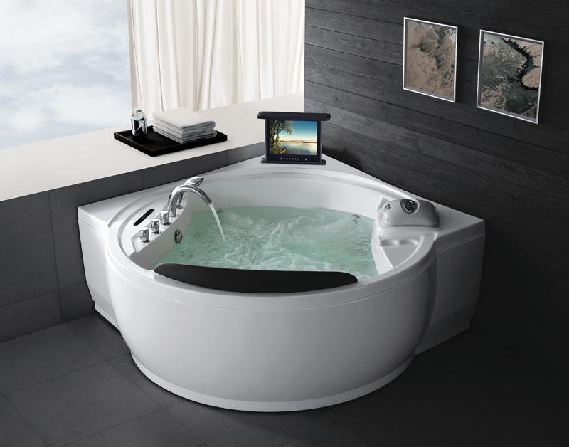 Hot Sale Italy acrylic freestanding bathtub acrylic simple bathtub for 2 person