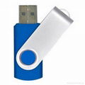 Swivel usb flash drive with usb logo 5