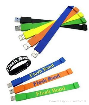 silicone bracelet usb flash drive gift usb 4